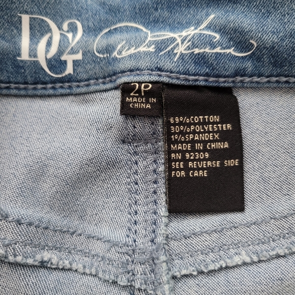 DG2 | Stretch Straight Leg Jeans NEW 2/SHORT faded blue - Picture 11 of 13